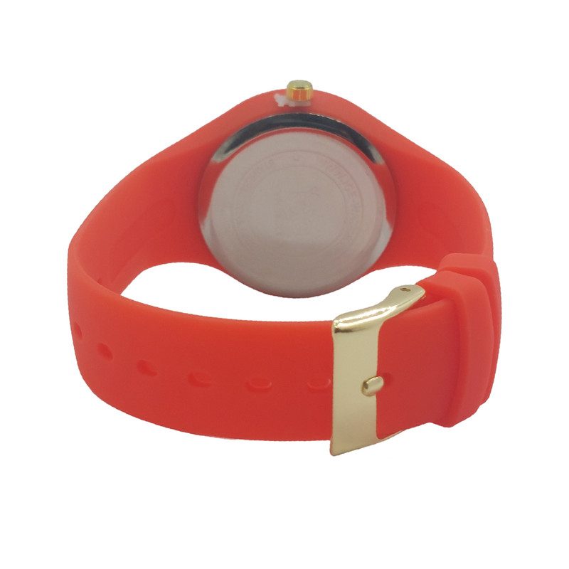 ساعت مچی عقربه ای دخترانه مدل تک موتوره بند ژله ای ساعت مچی عقربه ای دخترانه مدل تک موتوره بند ژله ای