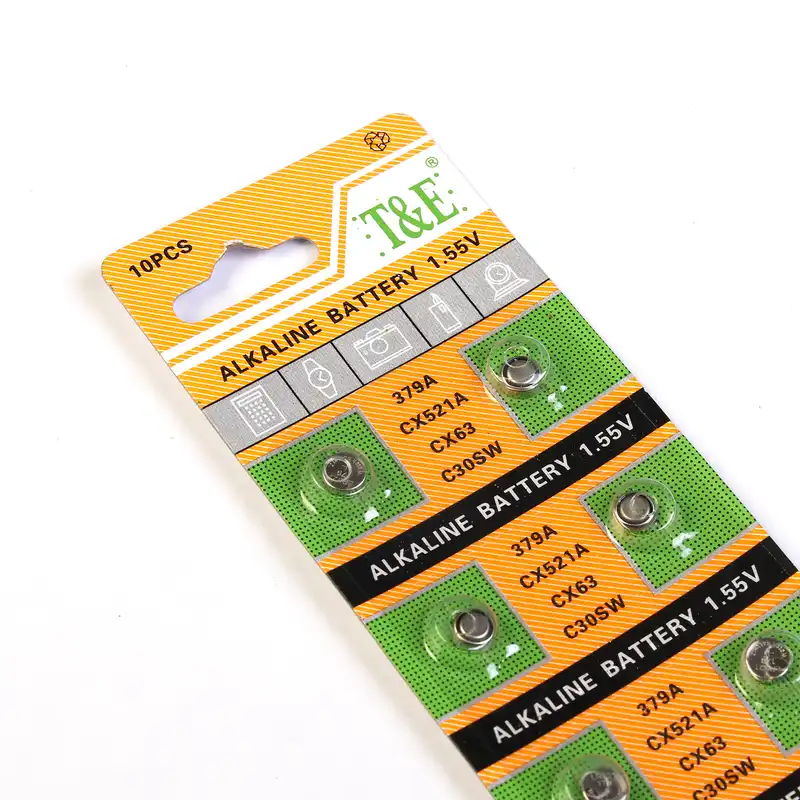 باتری ساعت تی اند ای مدل AG0 LR521 379A بسته 10 عددی