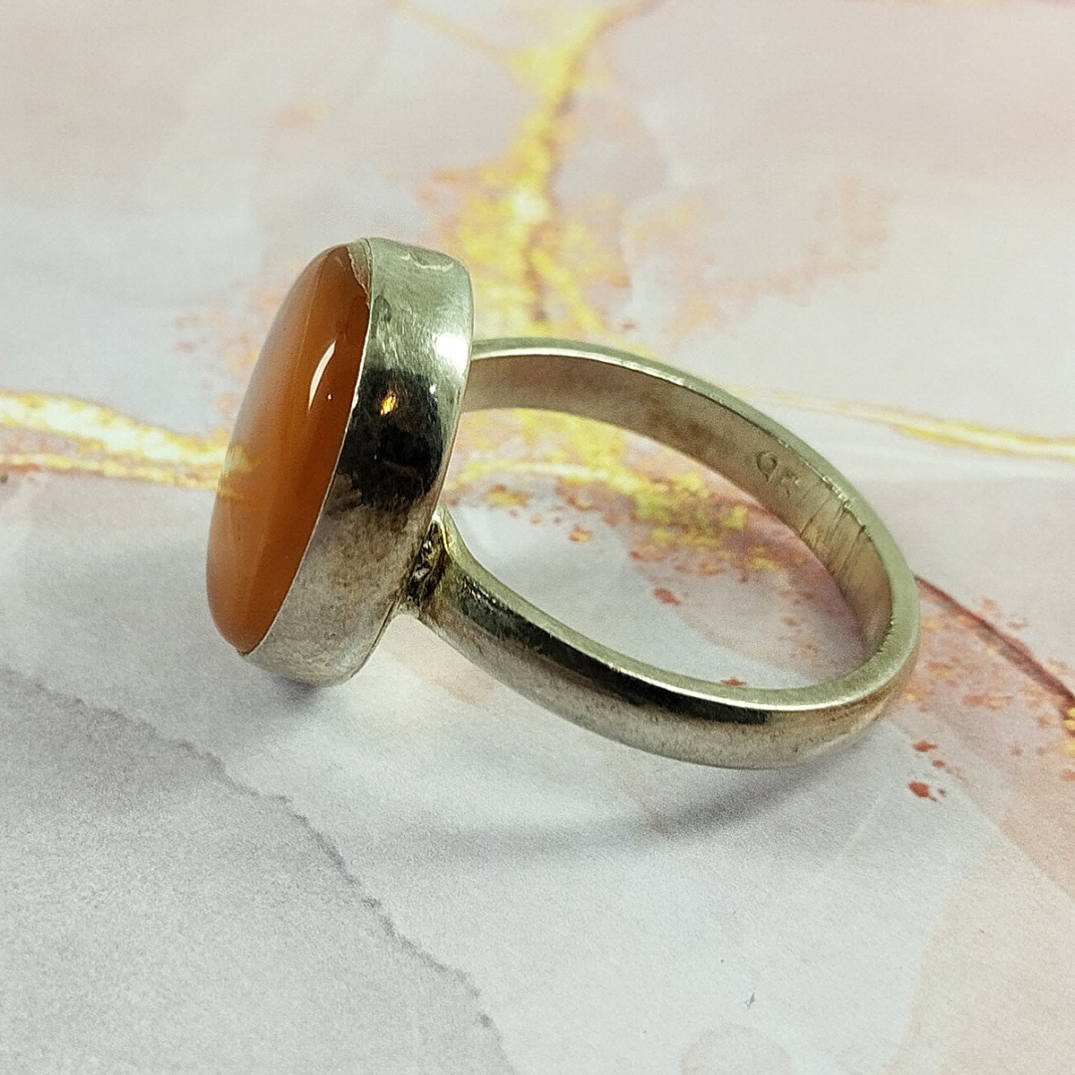 انگشتر نقره زنانه سلین کالا مدل عقیق یمنی حرزدار کد 70 انگشتر نقره زنانه سلین کالا مدل عقیق یمنی حرزدار کد 70