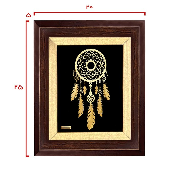 تابلو طلاکوب مارک گلد طرح دریم کچر کد TF151