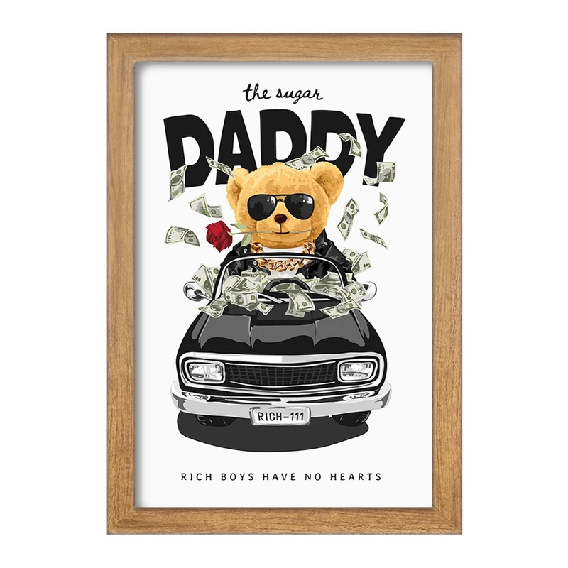 تابلو خندالو مدل تدی Teddy کد 26172