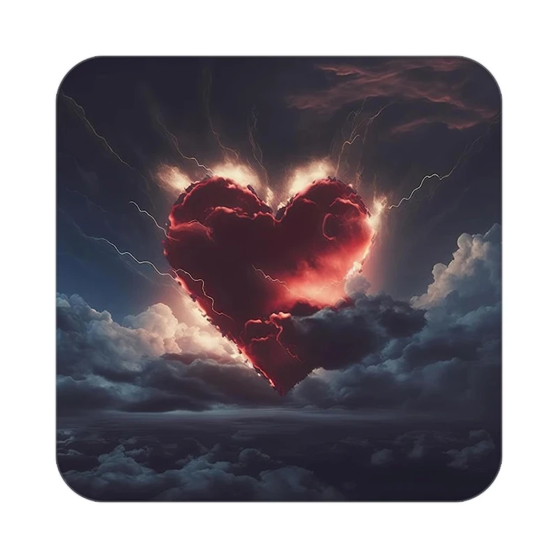 زیر لیوانی کاکتی مدل عاشقانه کد mp13103