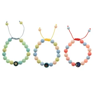 دستبند بچگانه دلنار گالری مدل ماه و ستاره بسته 3 عددی