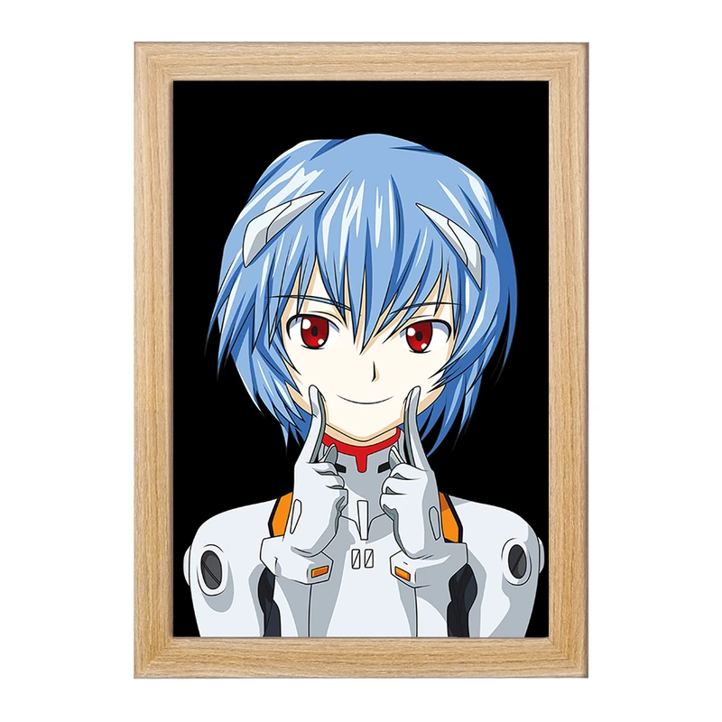 تابلو خندالو مدل ری آیانامی انیمه اونگلیون  کد 13808