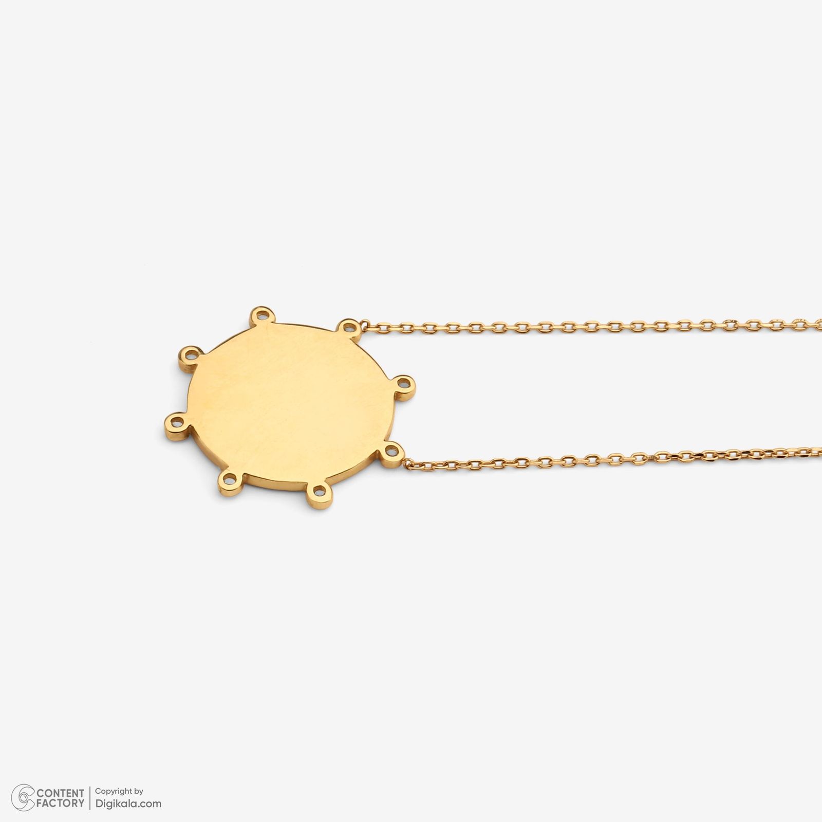 گردنبند طلا 18 عیار زنانه با زنجیر حلقهای (فلامینگو) وی گالری مدل na7300 -  - 8