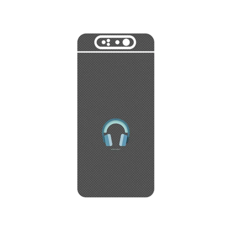 برچسب پوششی ماهوت مدل Minimal Headphone Icon مناسب برای گوشی موبایل سامسونگ Galaxy A80