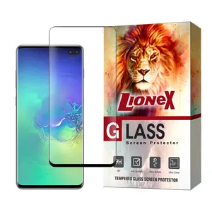 محافظ صفحه نمایش سرامیکی لایونکس مدل EDGCRLION مناسب برای گوشی موبایل سامسونگ Galaxy S10 Plus