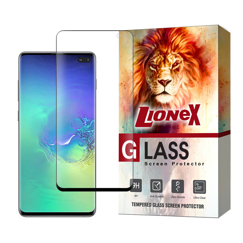 محافظ صفحه نمایش سرامیکی لایونکس مدل EDGCRLION مناسب برای گوشی موبایل سامسونگ Galaxy S10 Plus