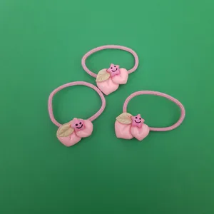 کش مو زنانه مدل هلو بسته 3 عددی