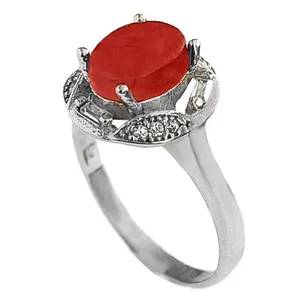 انگشتر نقره زنانه مدل عقیق یمنی کد YW4185