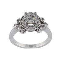 حلقه طلا 18 عیار زنانه جواهری سون مدل 0027