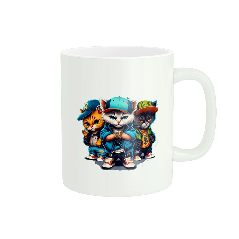 ماگ مدل سه گربه کد 317