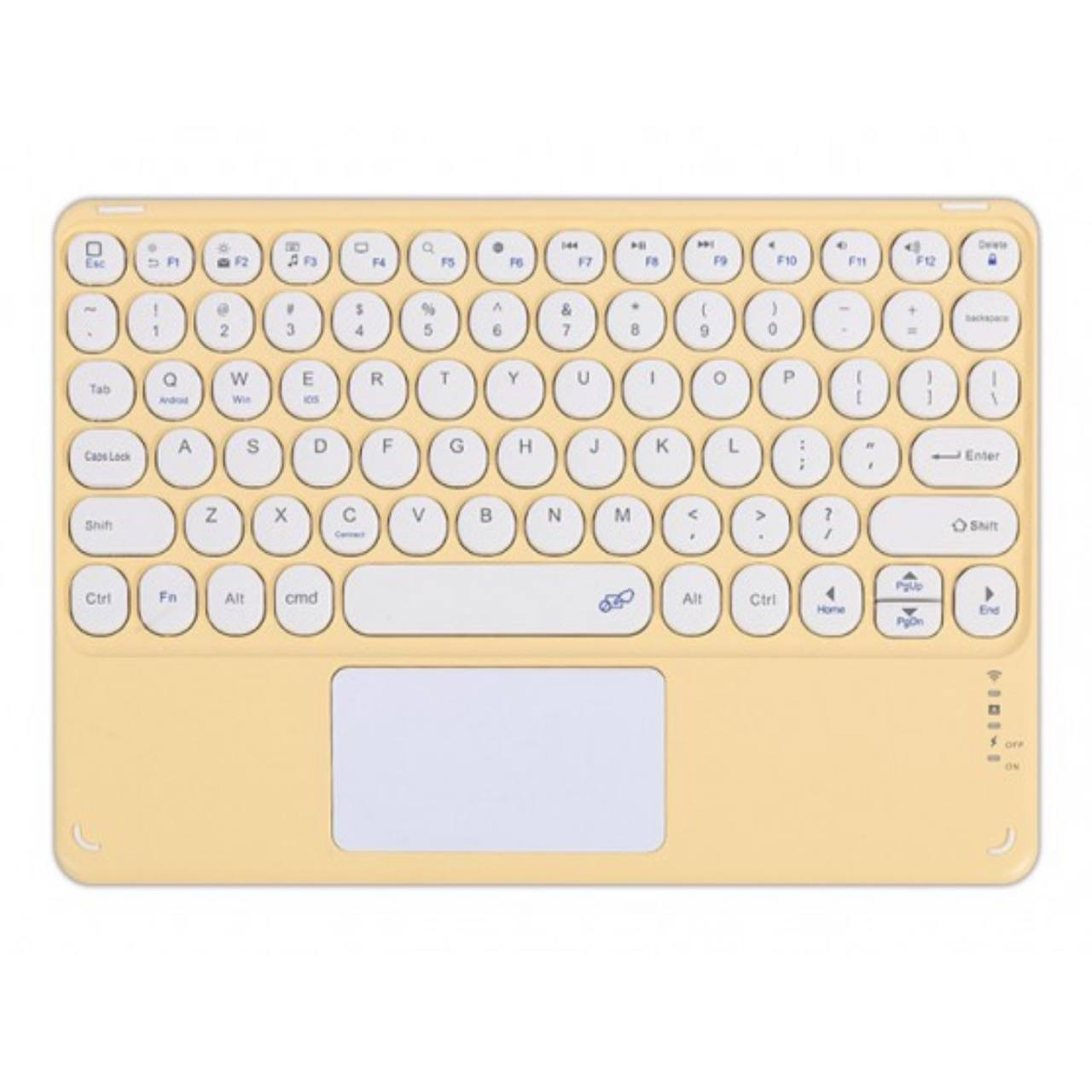 کیبورد مدل بلوتوثى تاج دار لپ تاپى كد 0117