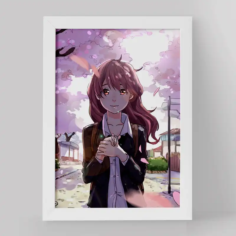 تابلو خندالو مدل شوکو نیشیمیا انیمه سایلنت ویس کد 15787