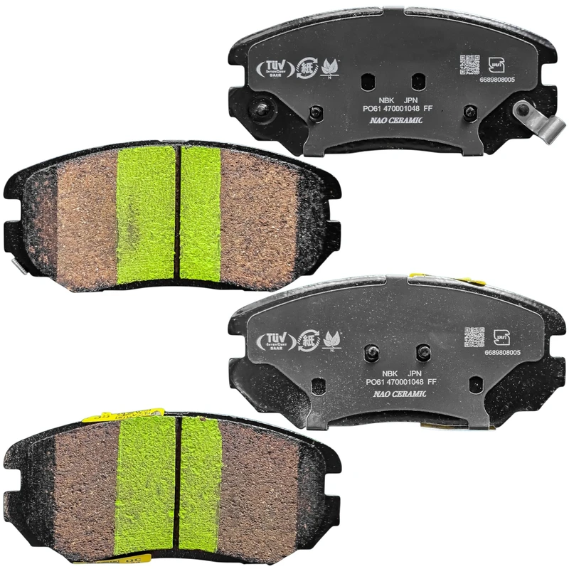 لنت ترمز جلو خودرو فورس مدل نائو سرامیک دو جفت مناسب برای کیا اپتیما MG و کیا اپیروس