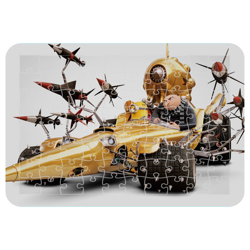 پازل 54 تکه اطلس آبی طرح من شرور مینیون ها  مدل P1545