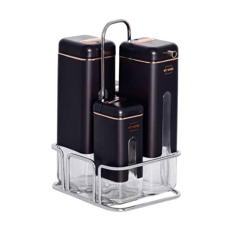  ست آبلیموخوری و نمک‌پاش مای هوم کد M مجموعه 4 عددی