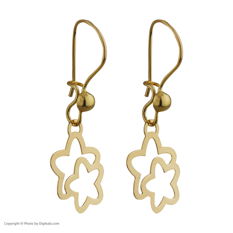 نیم ست طلا 18 عیار زنانه مایا ماهک مدل MS0587 طرح ستاره