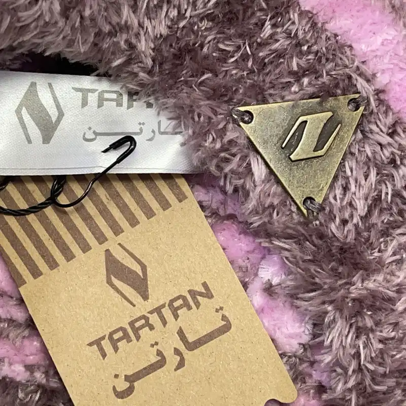 کلاه بافتنی بچگانه تارتن مدل 180033