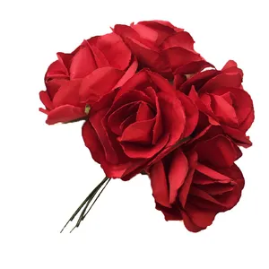 گل مصنوعی مدل رز کد 384 بسته 5 عددی