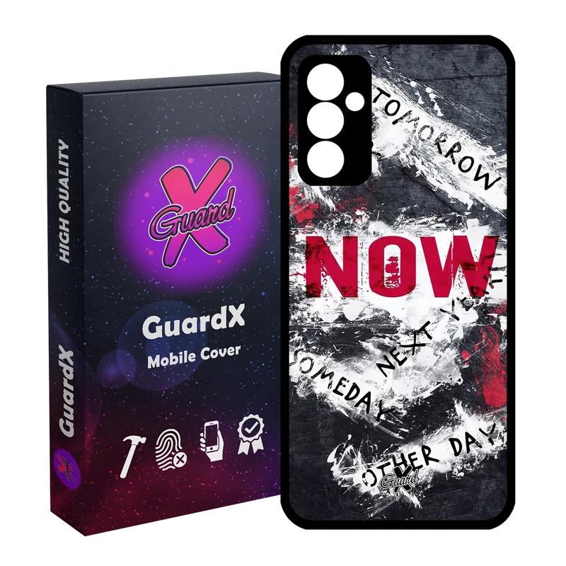 کاور گارد ایکس طرح متن مدل Glass10484 مناسب برای گوشی موبایل سامسونگ Galaxy A54 / A54 5G