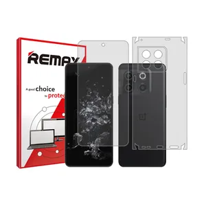 Remax clear screen protector HyGEL model suitable for One Plus Ace Pro mobile phone along with the back of the phone