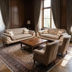 مبل راحتی 8 نفره مدل چستر پارمیس