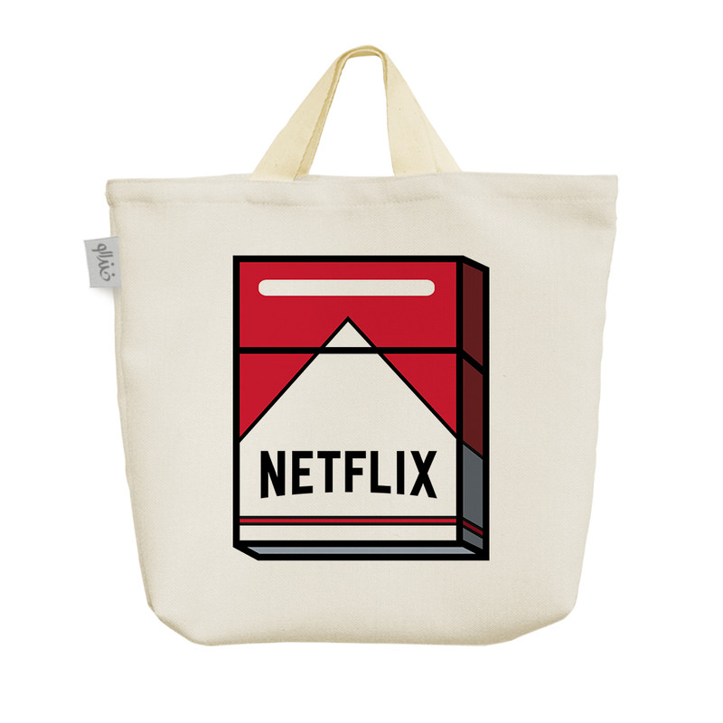 ساک خرید خندالو مدل نتفلیکس NETFLIX کد 5270