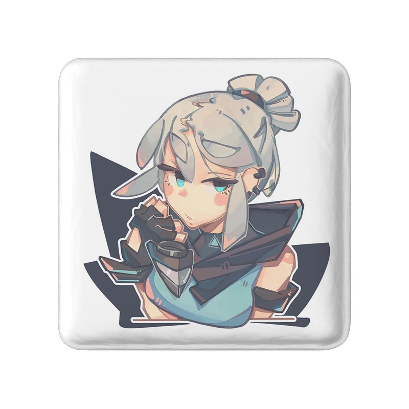 مگنت خندالو طرح بازی ولورانت (Valorant) مدل مربعی کد 33068