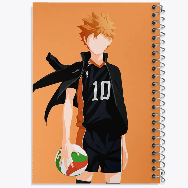 دفتر نت موسیقی 50 برگ خندالو مدل هیناتا شویو انیمه هایکیو Haikyu کد 17780