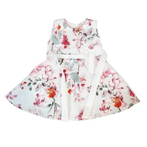 سارافون دخترانه مدل گل های زیبا کد 197