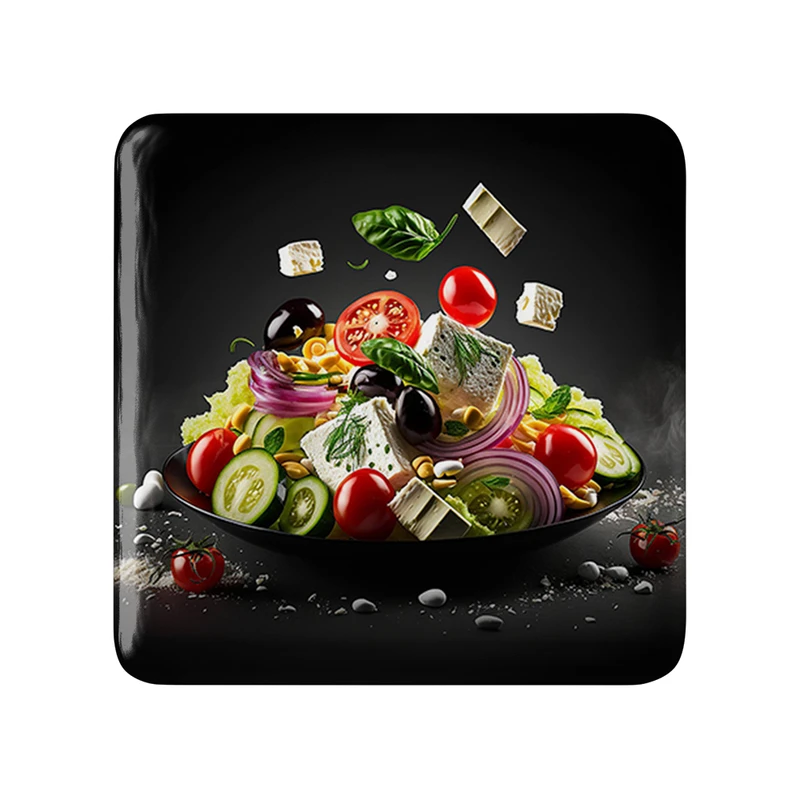 پیکسل خندالو طرح سالاد  مدل مربعی کد 31106