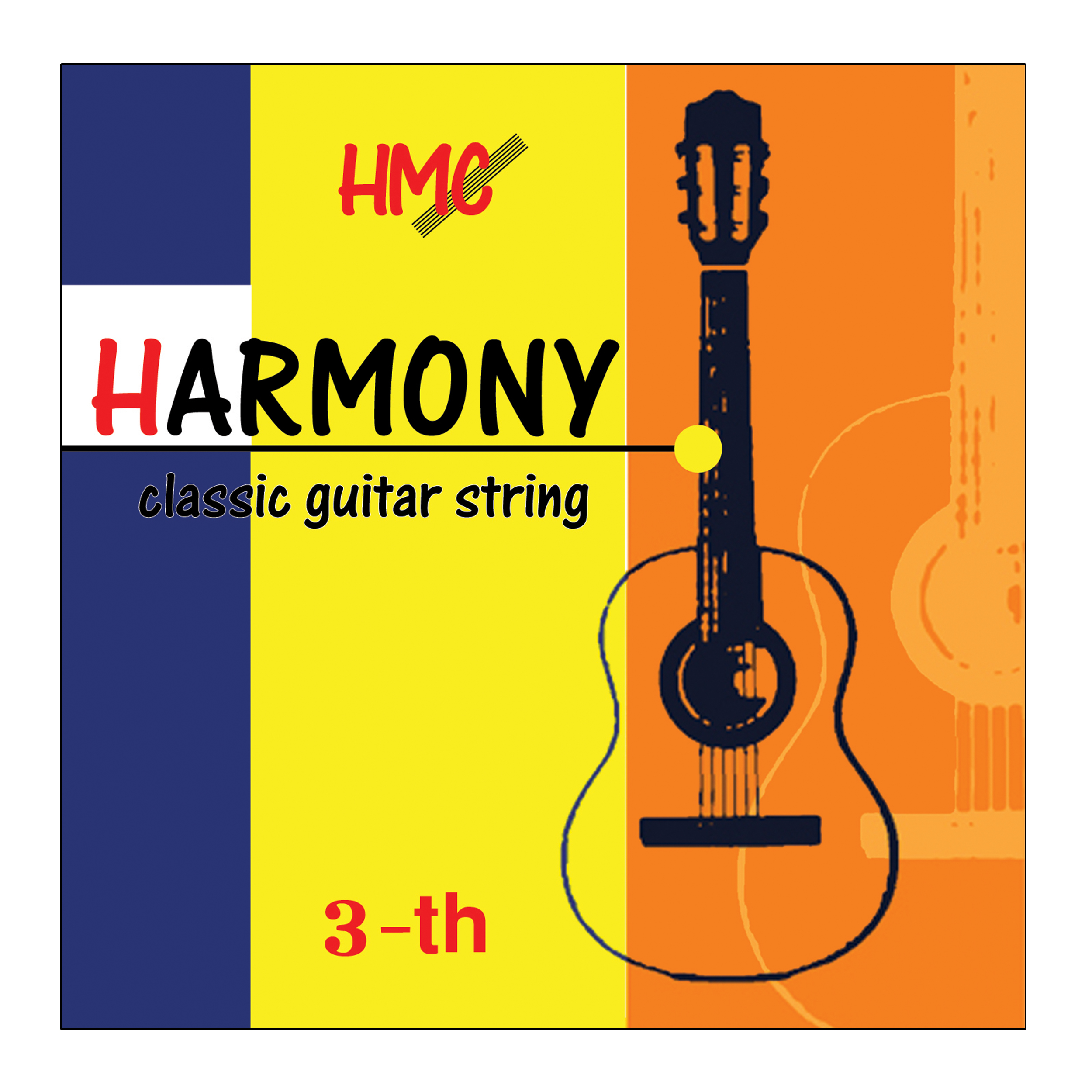 سیم سوم گیتار کلاسیک هارمونی مدل 3-th