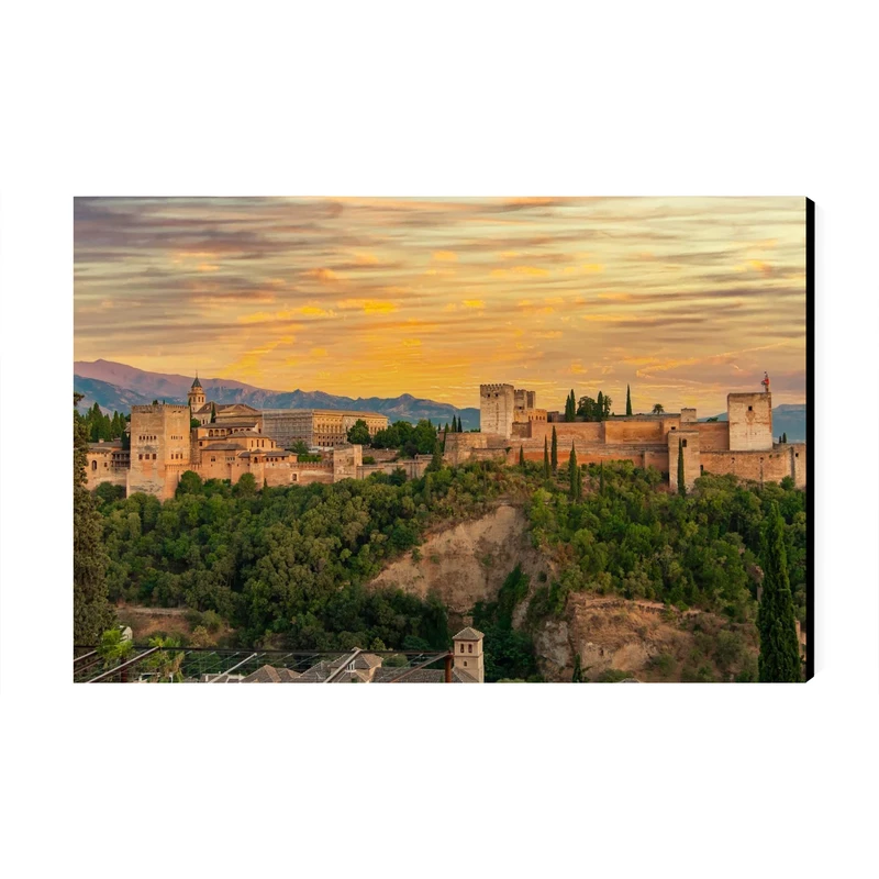 تابلو شاسی عرش طرح گردشگری اسپانیا مدل کاخ الحمرا کد As6260