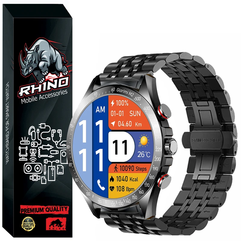 بند راینو مدل 7BID مناسب برای ساعت هوشمند گلوریمی M2 / M2 Pro