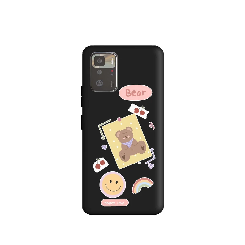 کاور طرح خرسی ناز کد m2973 مناسب برای گوشی موبایل شیائومی Redmi Note 10 Pro 5G / Poco X3 GT