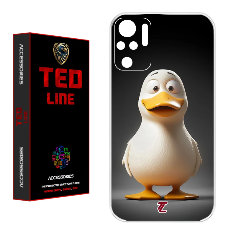 کاور تد لاین طرح اردک کد 1124 مناسب برای گوشی موبایل شیائومی Redmi Note 10 4G / Note 10S / Poco M5S