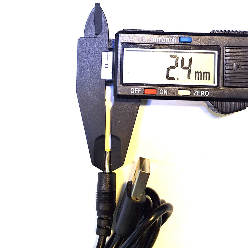 فیش تغذیه آداپتور مدل USB-2.4-Y