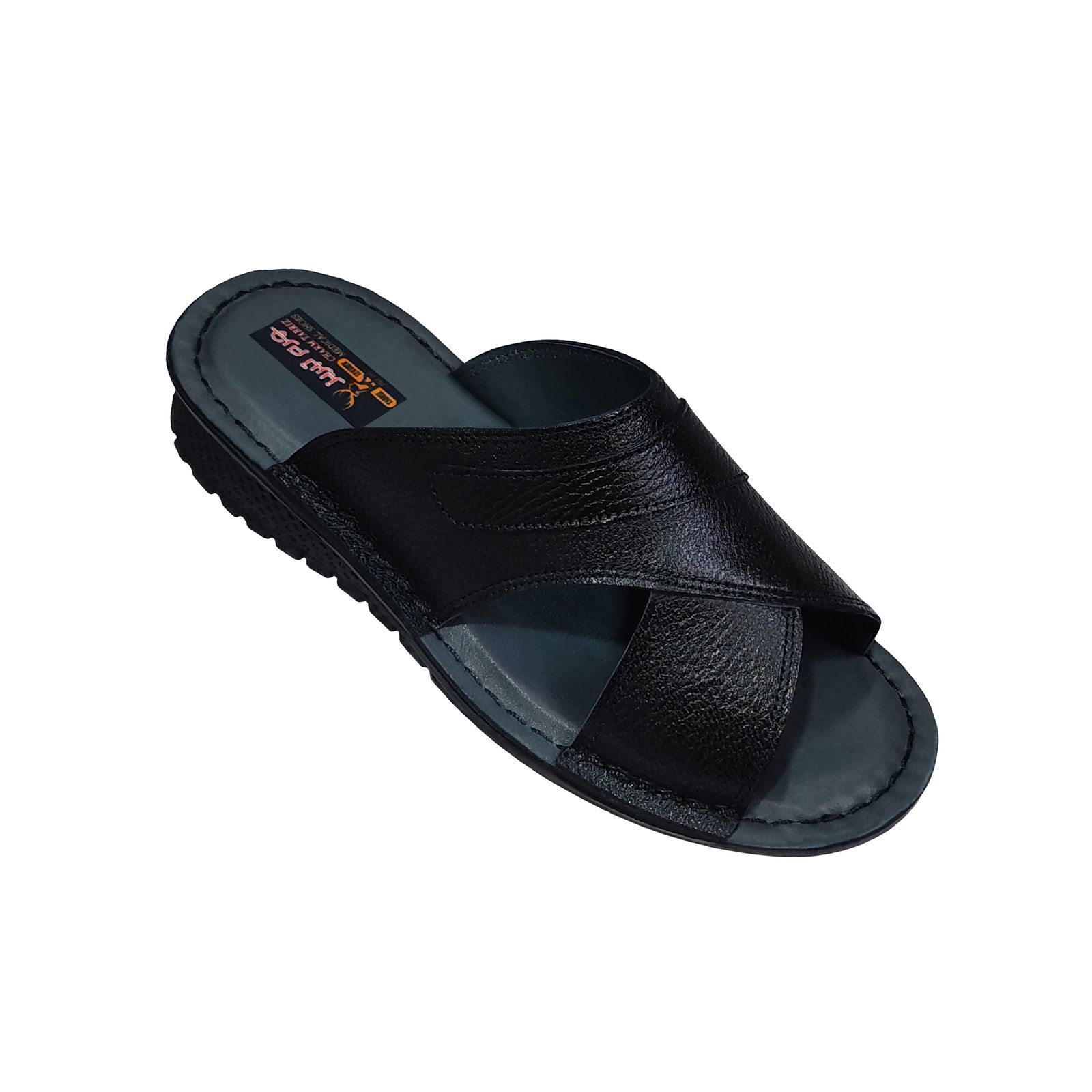 صندل مردانه چرم تبریز مدل پیروز -  - 6