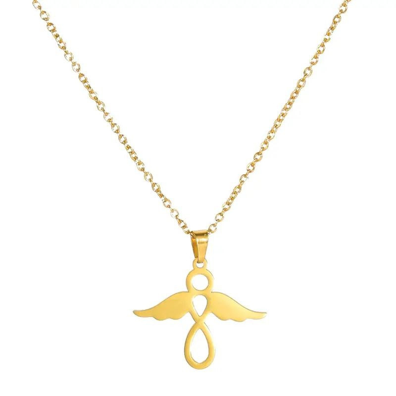 گردنبند طلا 18 عیار زنانه آرا مدل فرشته