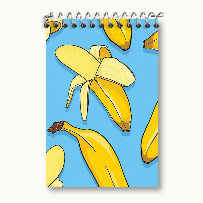 دفتر یادداشت 50 برگ خندالو مدل موز کد N841