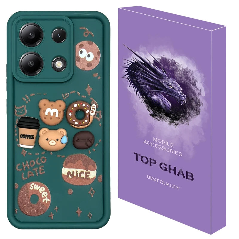 کاور تاپ قاب مدل COFFEE_BEAR مناسب برای گوشی موبایل شیائومی Redmi Note 13 4G