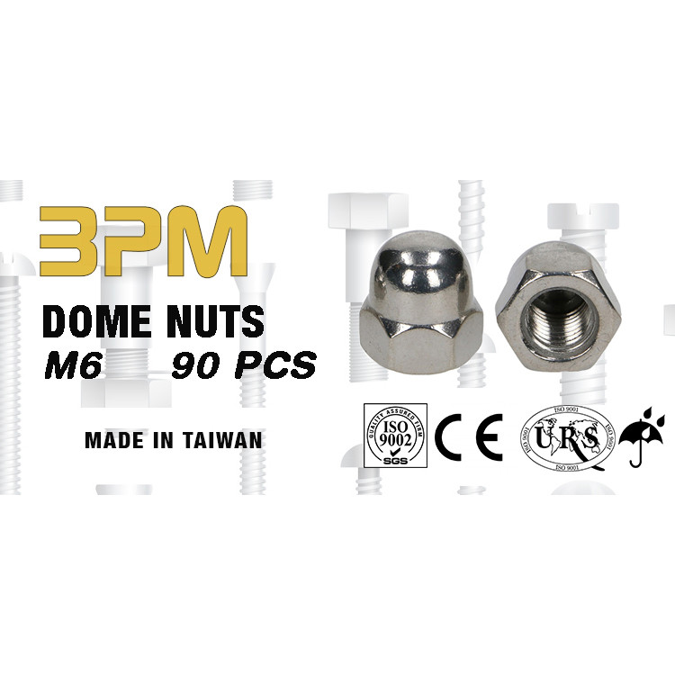 مهره سر بسته مدل M6 بسته 90 عددی