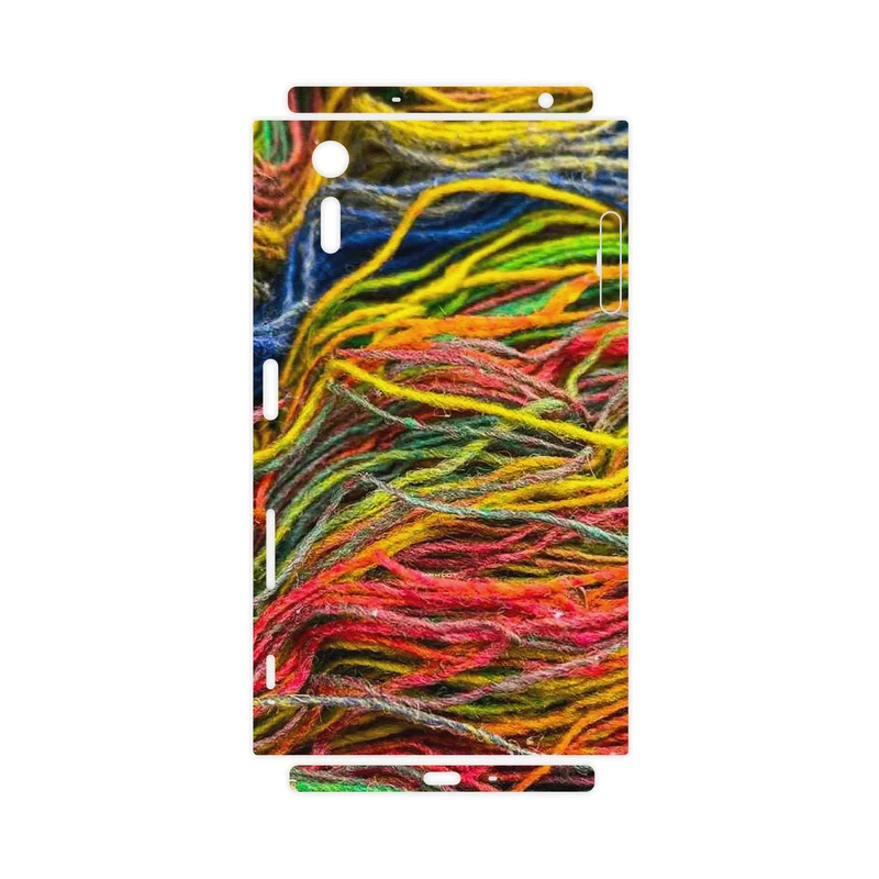 برچسب پوششی ماهوت مدل Fabric Texture 9-FullSkin مناسب برای گوشی موبایل سونی Xperia XZ
