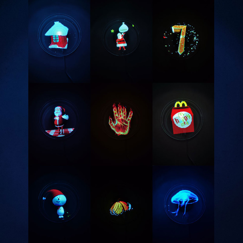 دستگاه LED هولوگرافی مدل Mini رومیزی طرح موزیکال