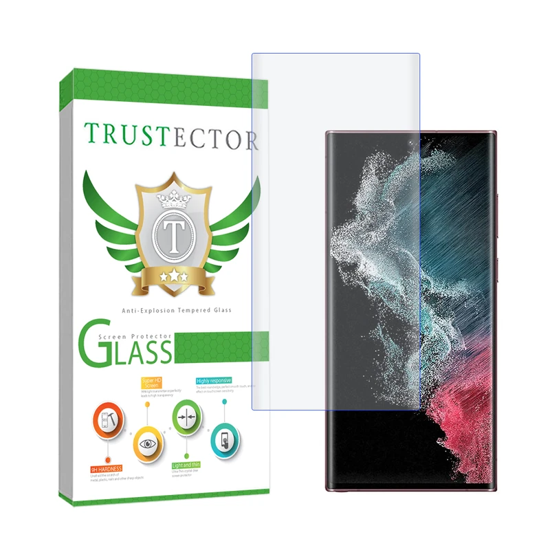 محافظ صفحه نمایش یووی تراستکتور مدل UVLIGHT مناسب برای گوشی موبایل سامسونگ Galaxy S22 Ultra 5G