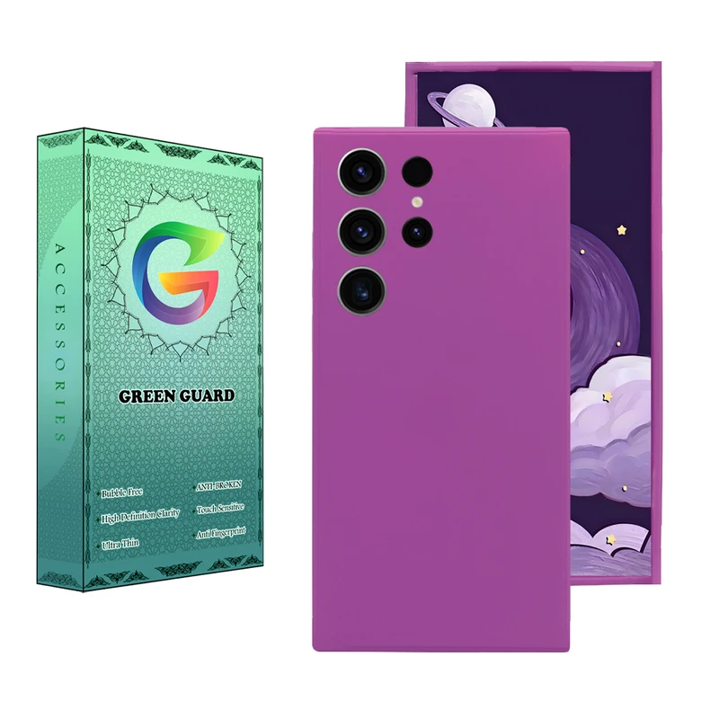 کاور گرین گارد مدل Kygo طرح سیلیکونی مناسب برای گوشی موبایل سامسونگ Galaxy S23 Ultra 