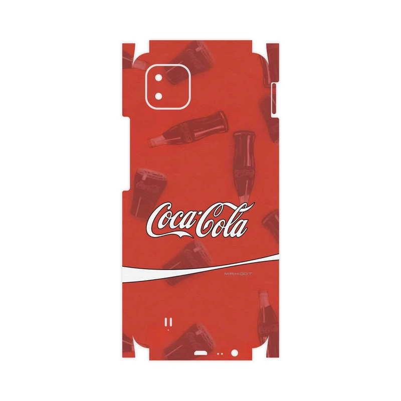 برچسب پوششی ماهوت مدل Coca-Cola-Logo-FullSkin مناسب برای گوشی موبایل ریلمی C11 2021