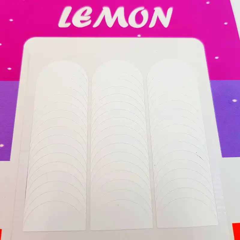 برچسب فرنچ ناخن لمون مدل MOO5