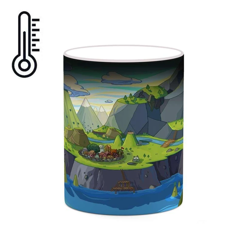 ماگ حرارتی کاکتی مدل کارتون Adventure Time کد mgh22094